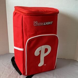 Philadelphia Phillies Coors Light Mini Cooler Backpack MLB Baseball